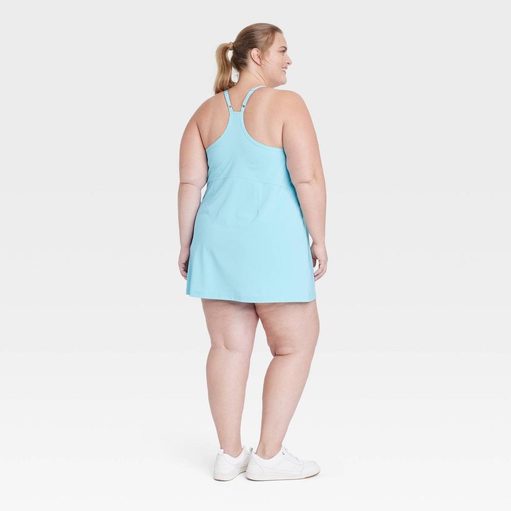 Womens Flex Strappy Active Dress - All In Motion Light Blue 2X Product Image