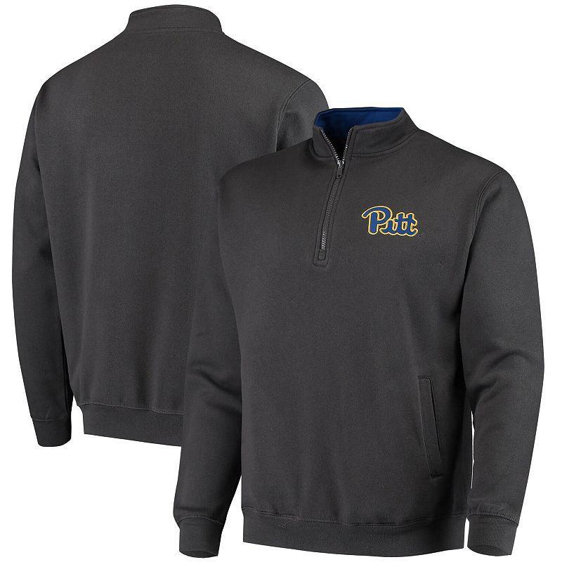 Men's Colosseum Charcoal Pitt Panthers Tortugas Logo Quarter-Zip Jacket, Size: Small Product Image