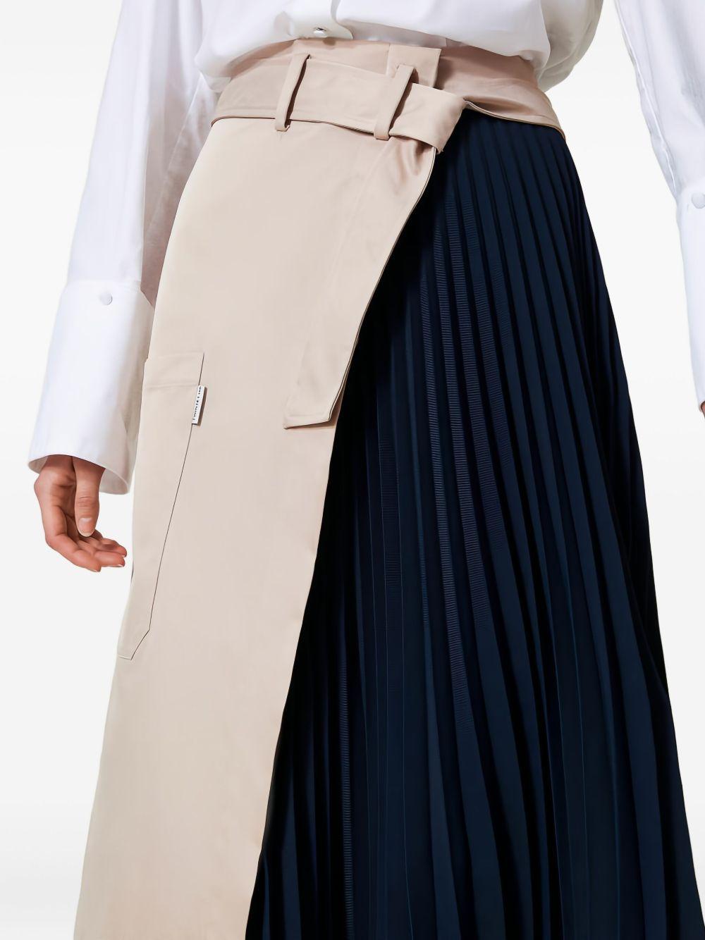 pleated wrap skirt Product Image