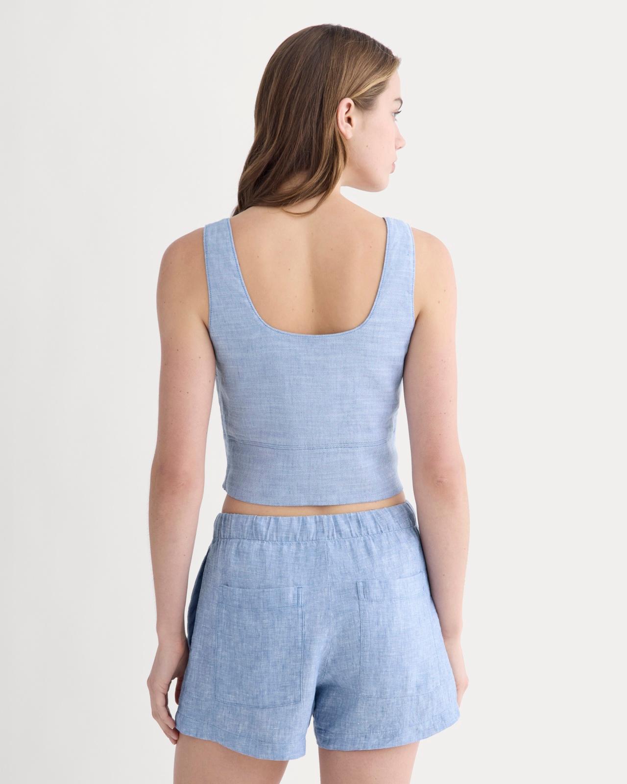 Womens Square Tank in Stretch Linen by Everlane Product Image
