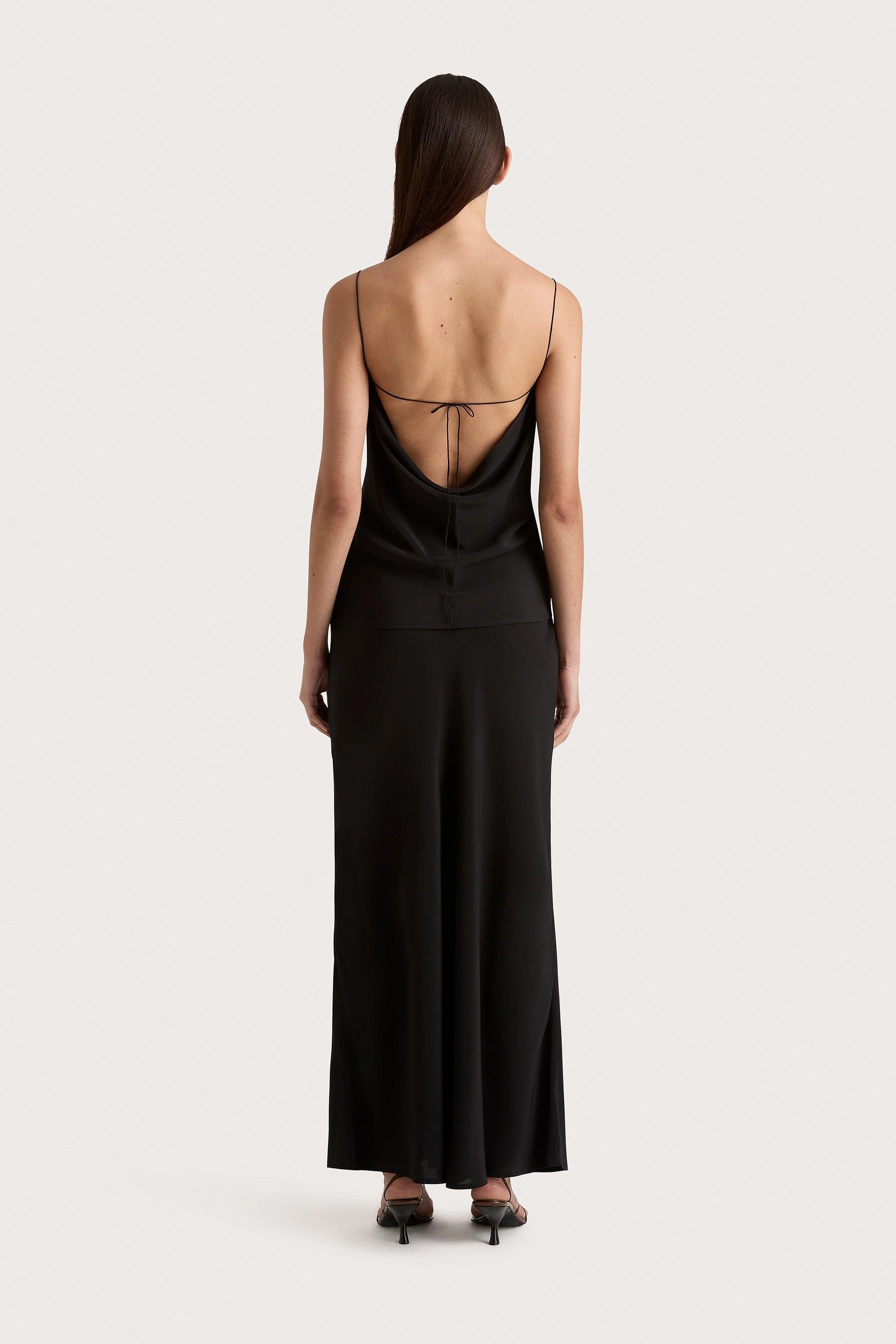 Biarritz Tank Maxi Dress Black Product Image