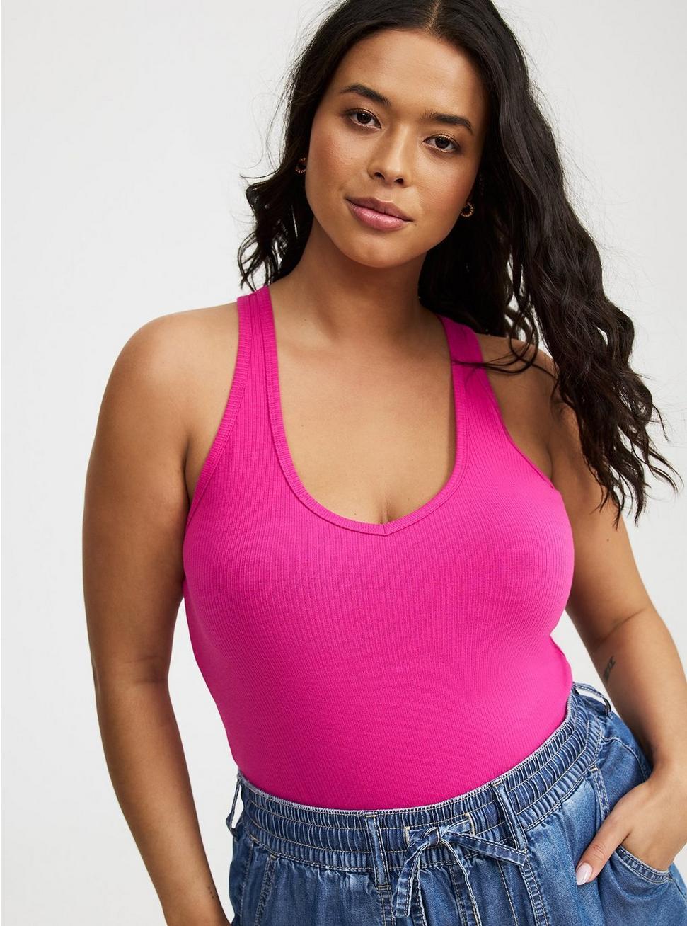 V-Neck Racerback Tank Product Image