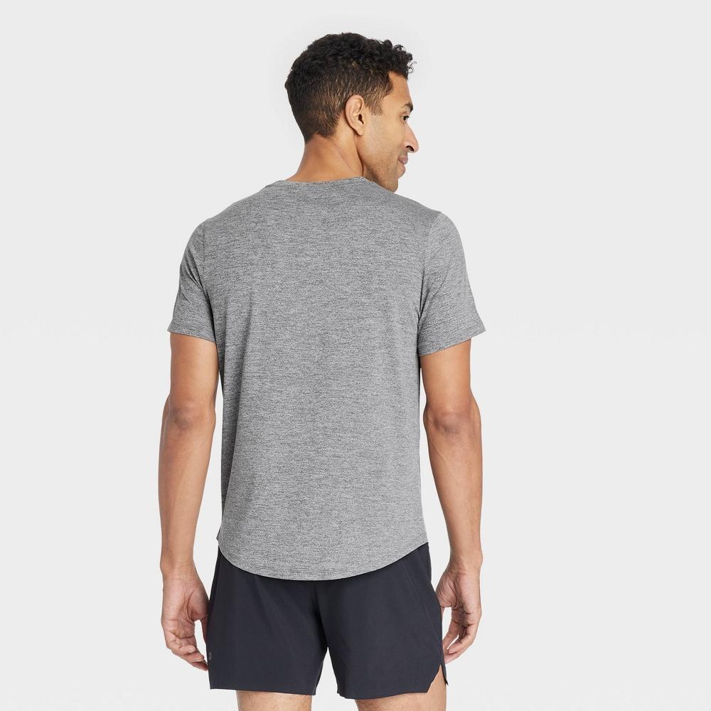 Mens Short Sleeve Soft Stretch T-Shirt - All In Motion Heathered M Product Image