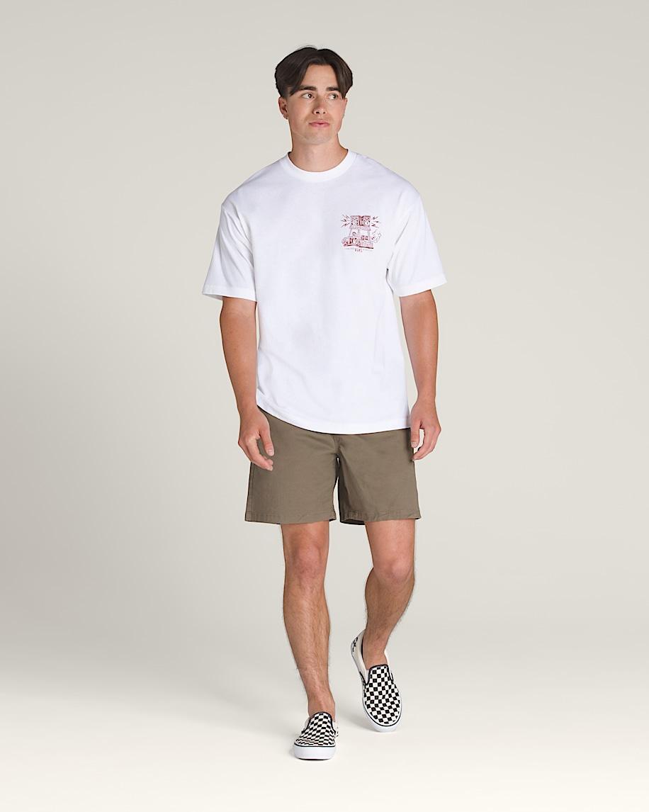 Boom Cart T-Shirt in White| Vans US Product Image
