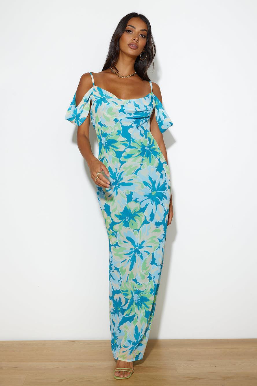SEVEN WONDERS Longina Maxi Dress Green Product Image