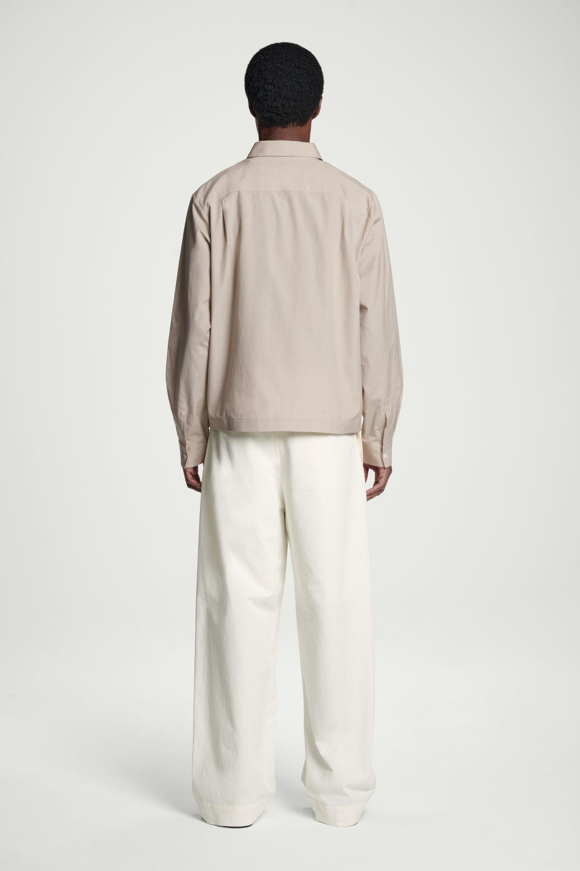 ZIPPED TWILL SHIRT Product Image