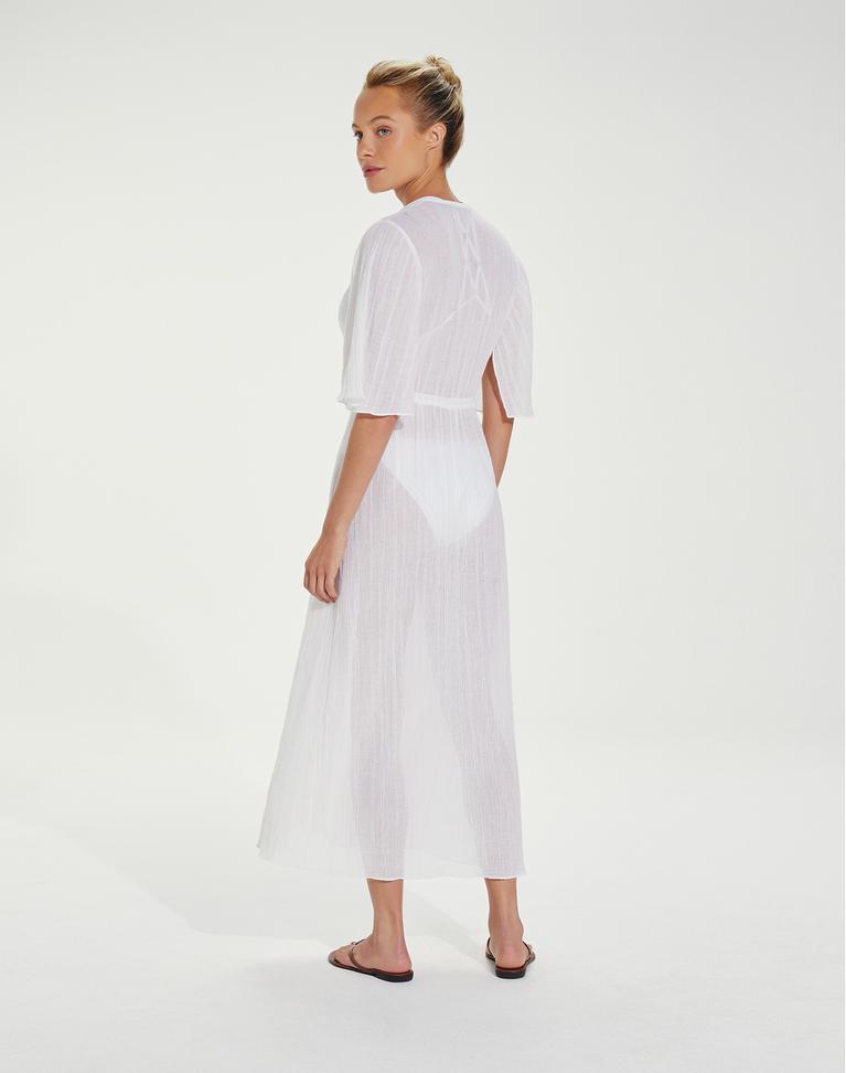 Long Malia Caftan - White Product Image