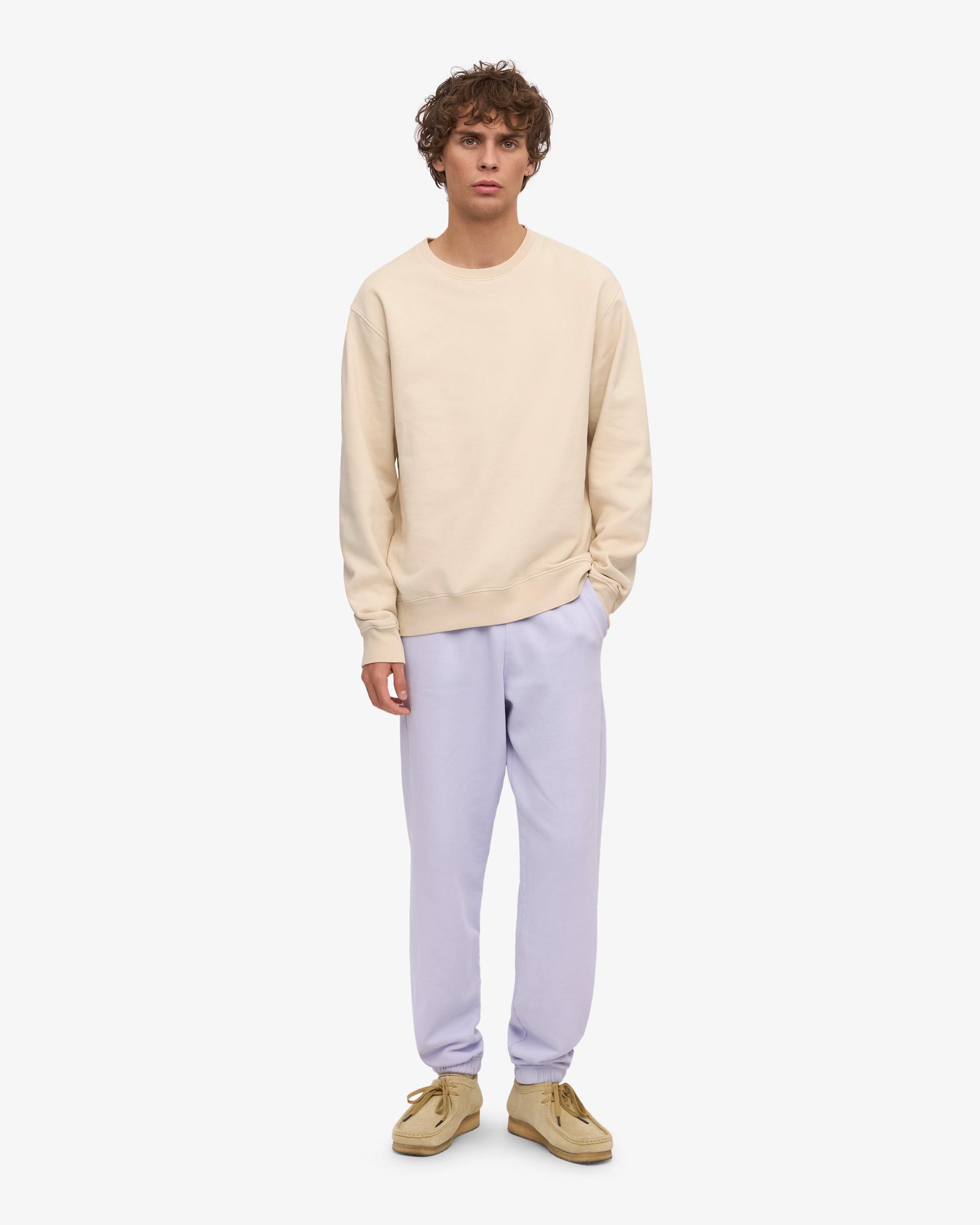 Organic Sweatpants - Soft Lavender Product Image