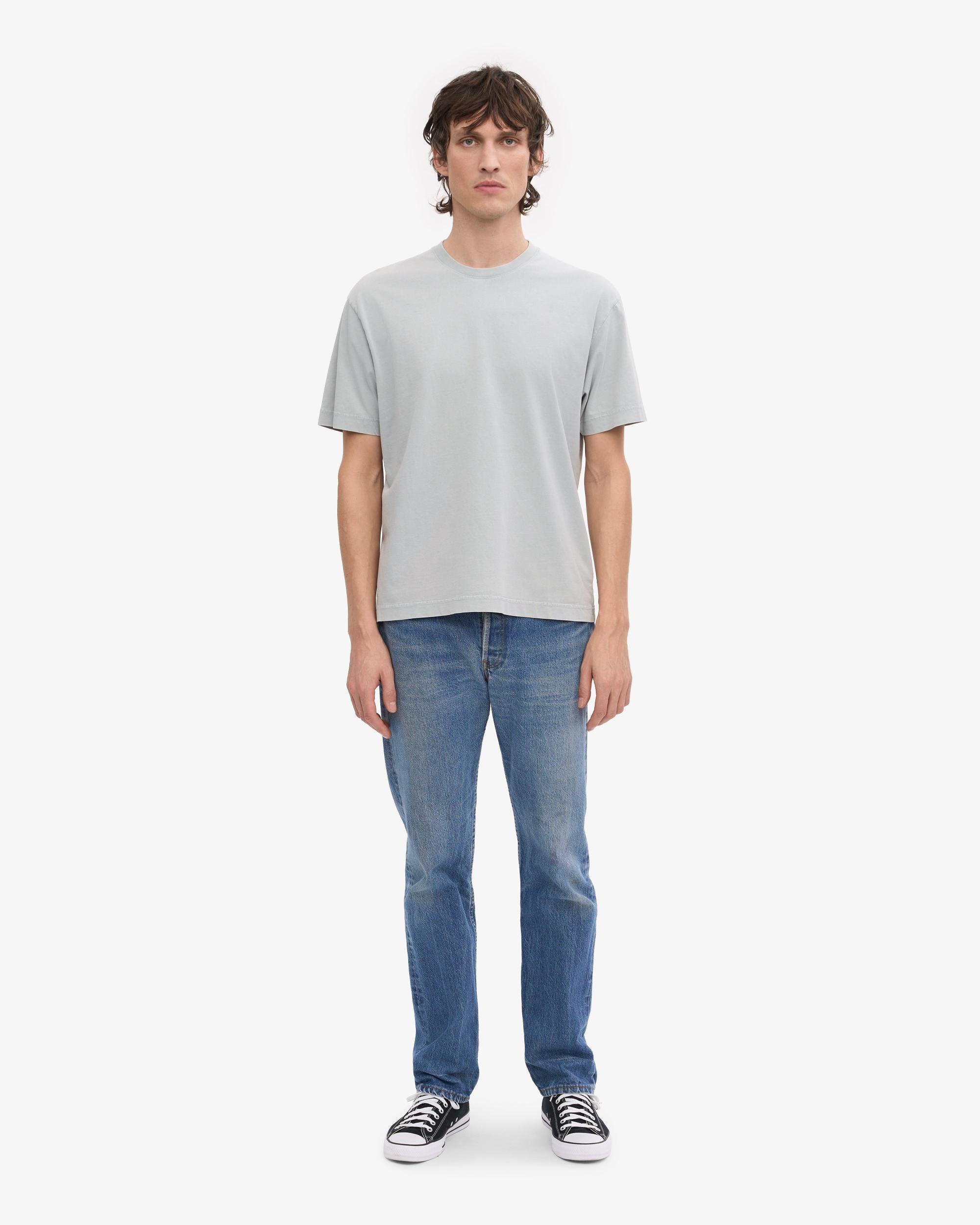 Oversized Organic T-Shirt - Faded Grey Product Image