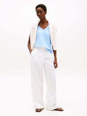 Drapey V-Neck Tank Top Product Image