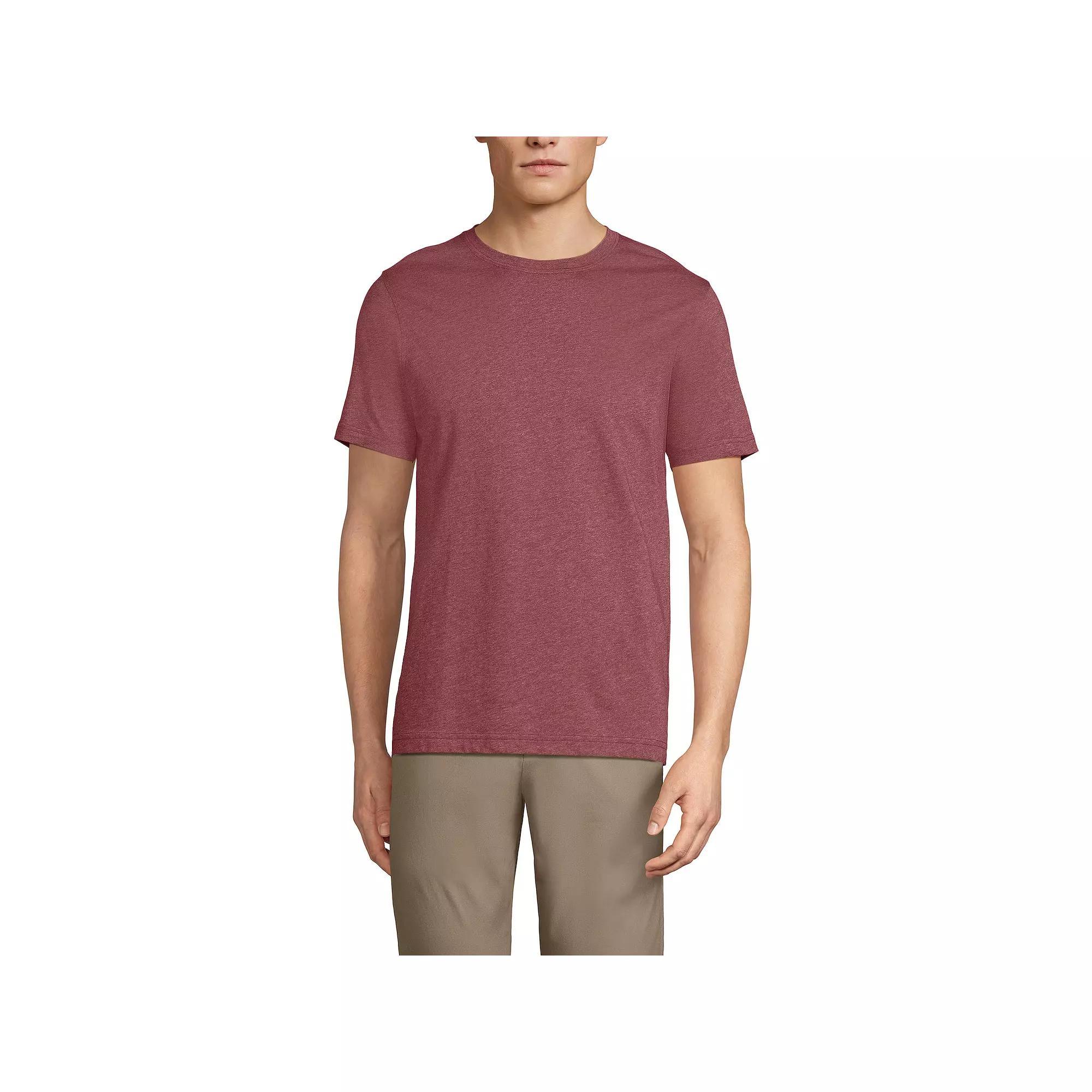 Men's Lands' End Supima Crewneck Tee,  Product Image