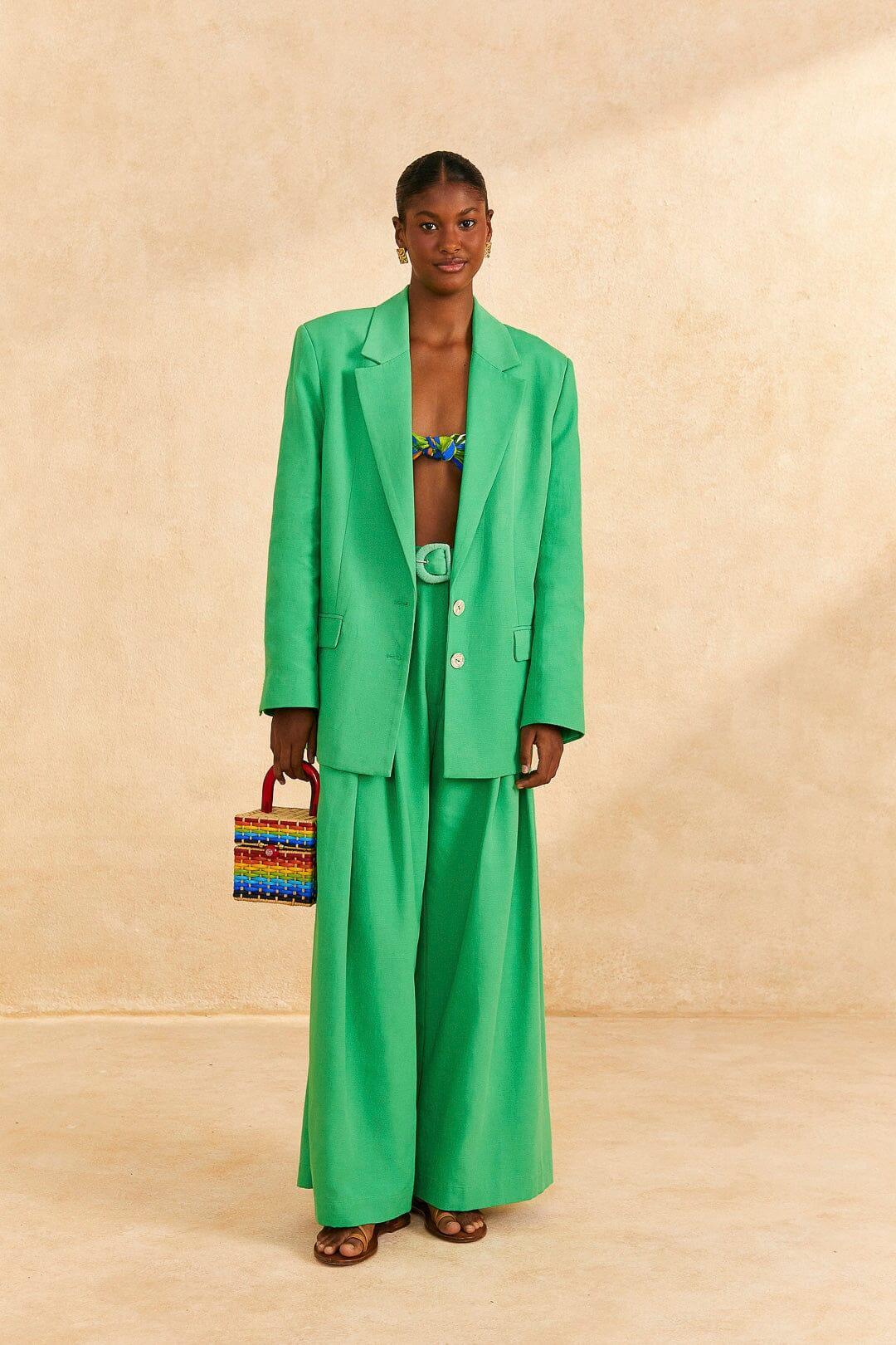 Bright Green Blazer Product Image