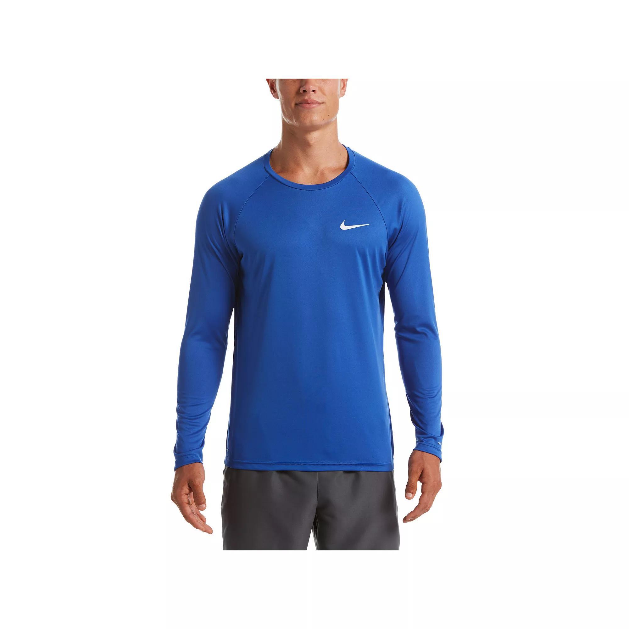 Mens Nike Dri-FIT UPF 40+ Hydroguard Long Sleeve Swim Tee Product Image
