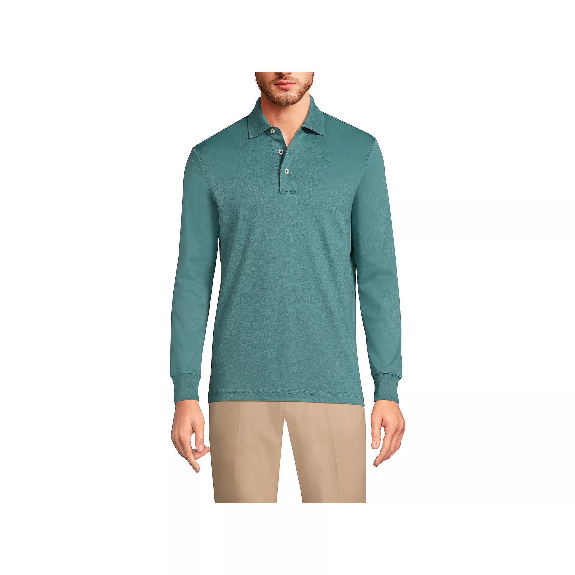 Men's Lands' End Soft Supima Polo,  Product Image