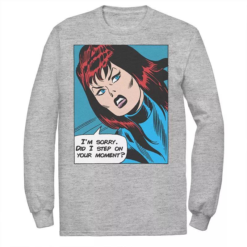 Men's Marvel Black Widow Tee, Size: Medium, Athletic Grey Product Image