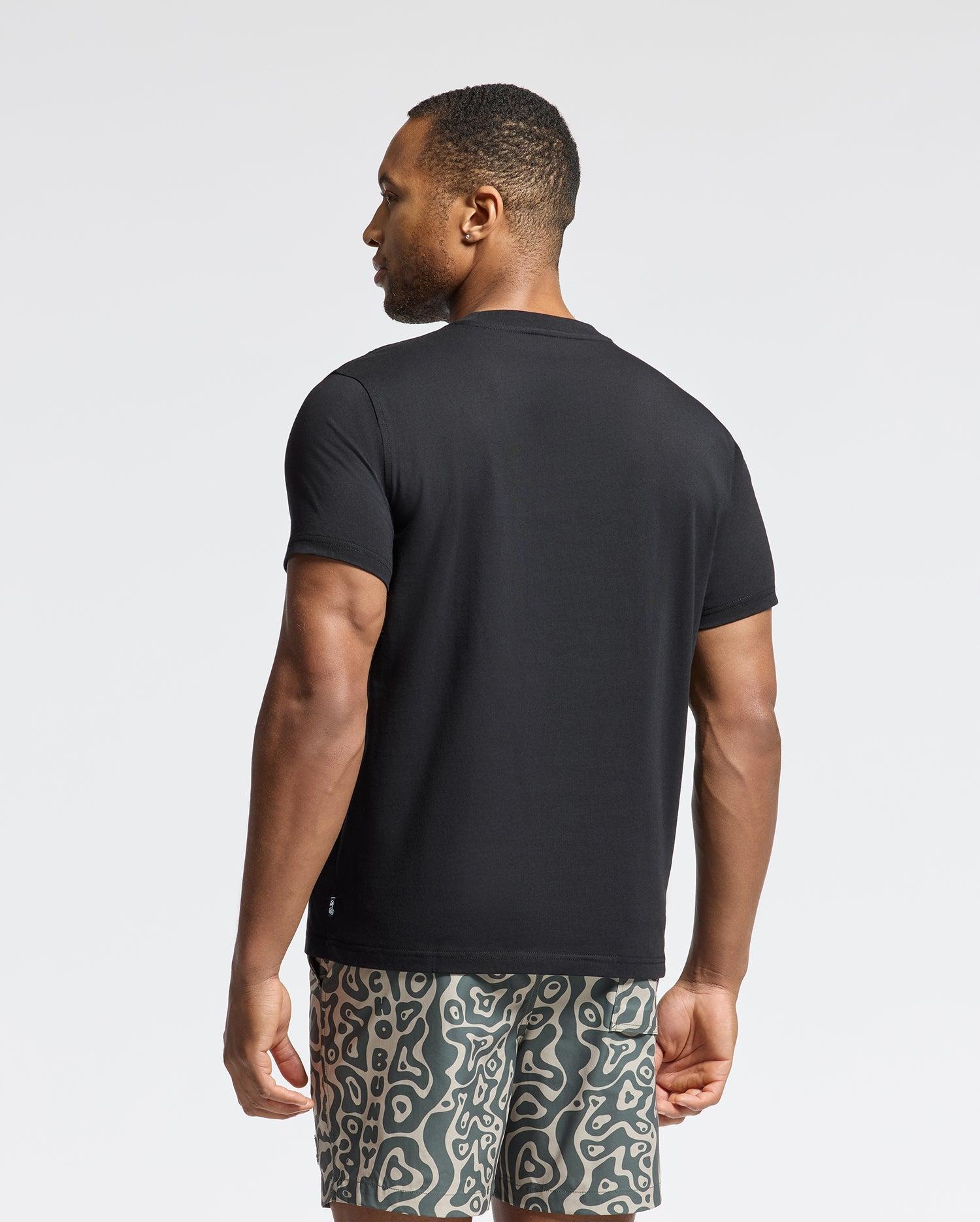 MENS PAYSON LEATHER PRINT GRAPHIC TEE - B6U213E200 Product Image