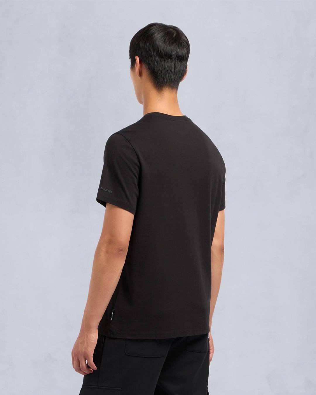 Moose Knuckles Mens Satellite Tee in Black Product Image