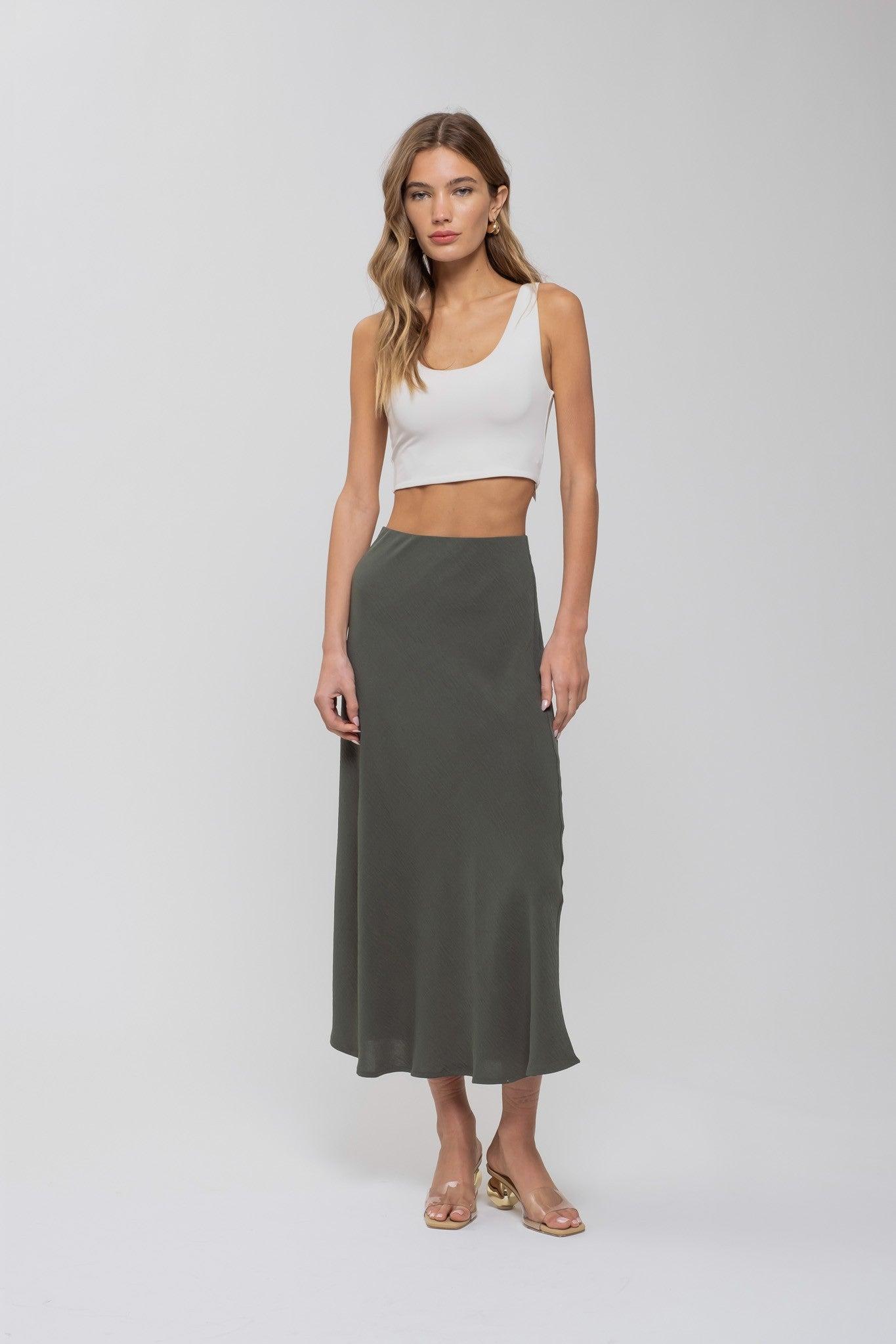 Slip Midi Skirt Product Image