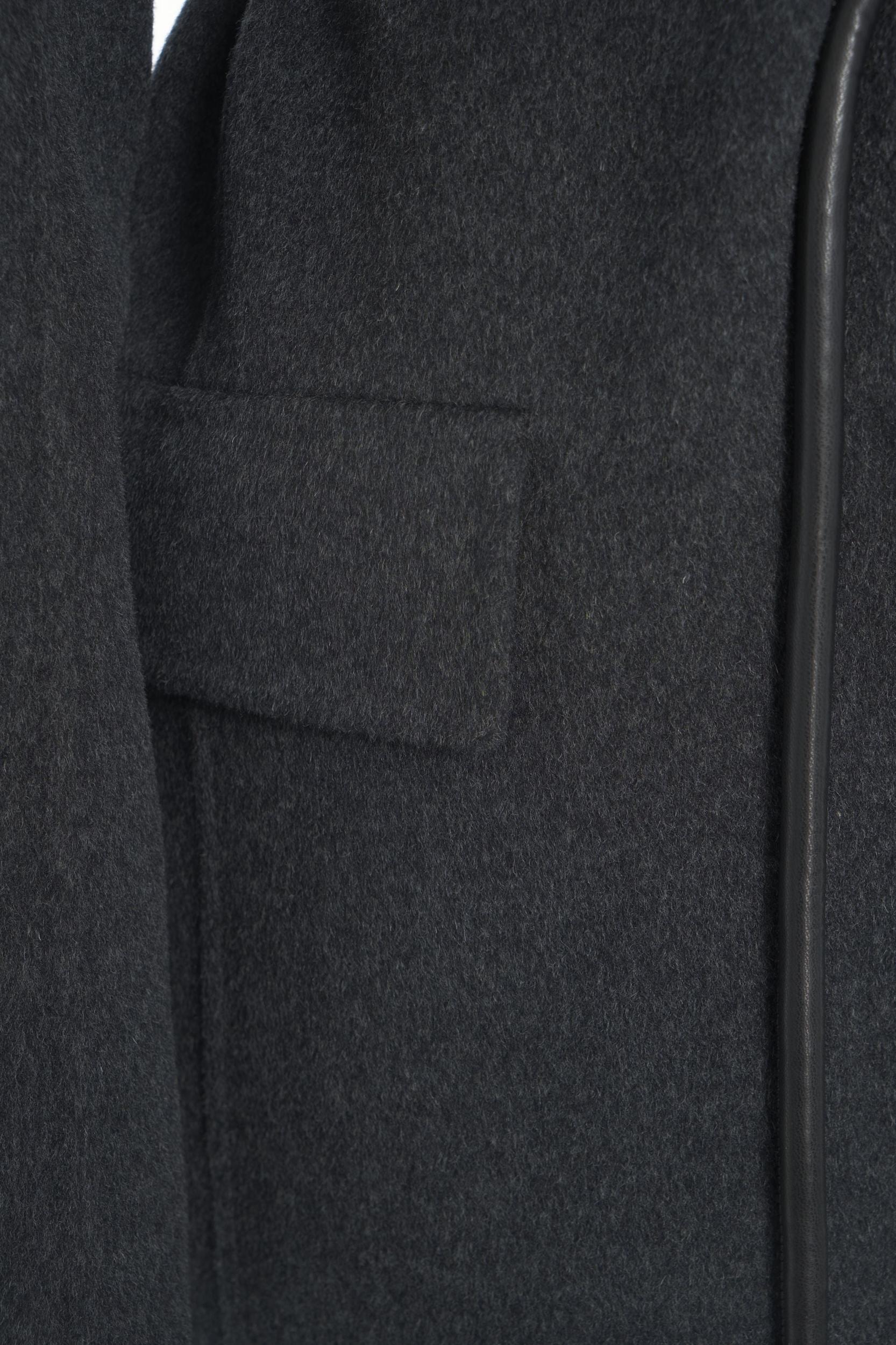 Coat with waist belt Product Image