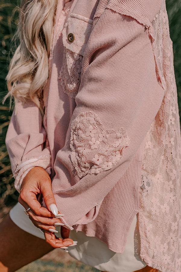 Lovely Views Waffle Knit Button Up Product Image