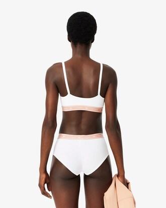 Stretch Cotton Logo Band Bralette Product Image