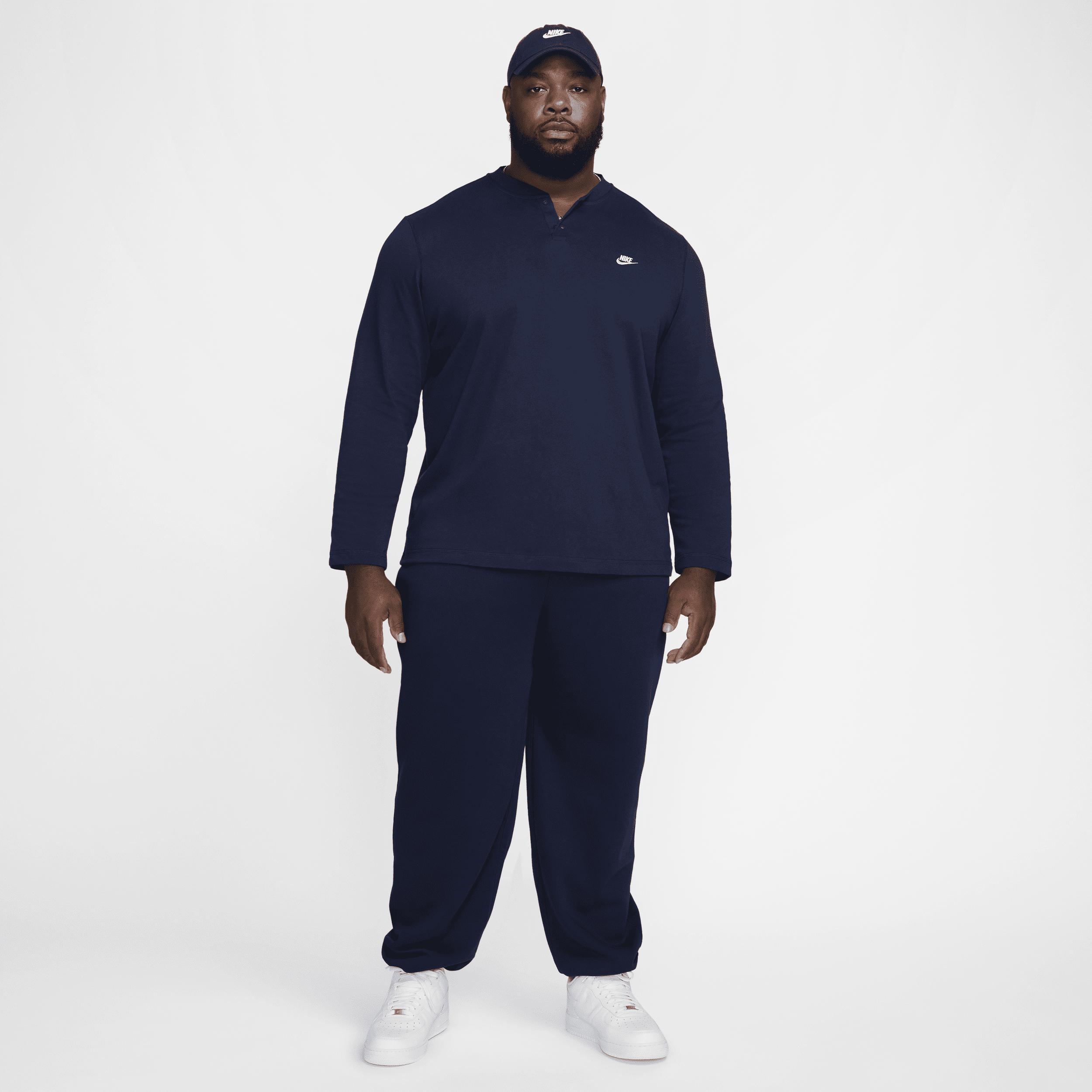 Nike Club Men's Long-Sleeve Henley Product Image