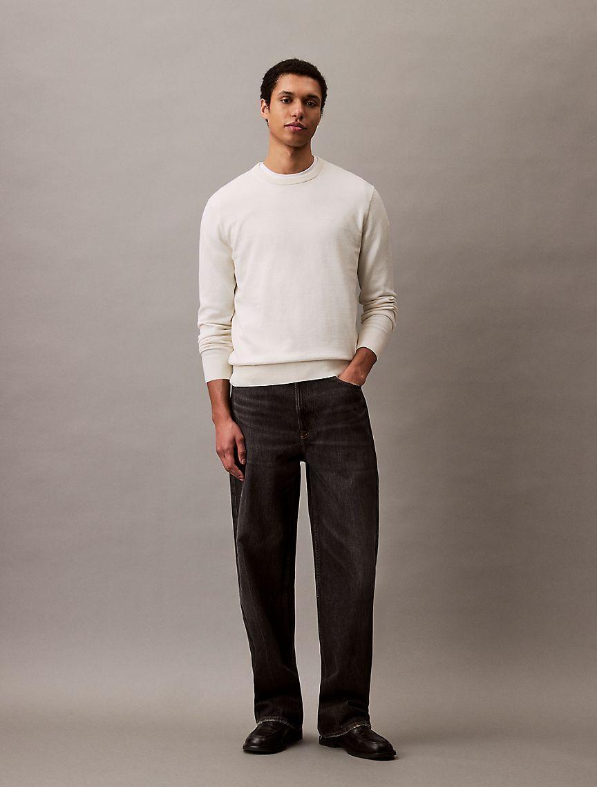 Smooth Cotton Sweater Product Image