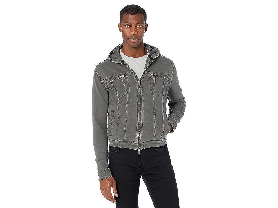 John Varvatos Star Usa Hooded Zip-Front Knit Jacket Product Image