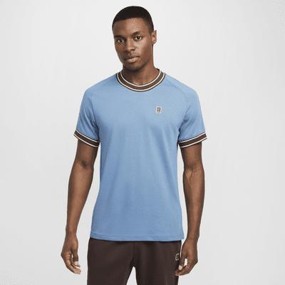 NikeCourt Heritage Men's Short-Sleeve Tennis Top Product Image