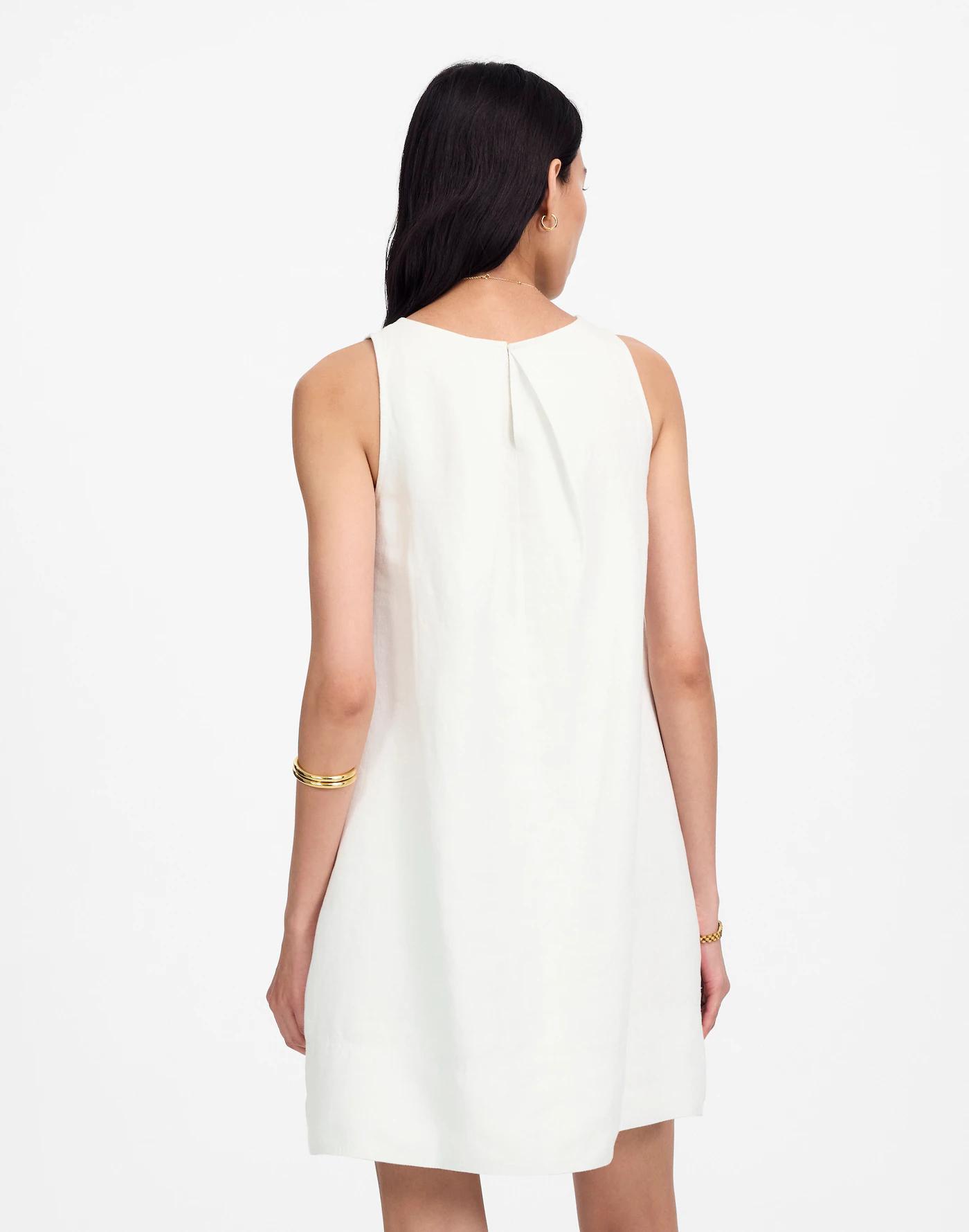 Mini Shift Dress in Linen Product Image