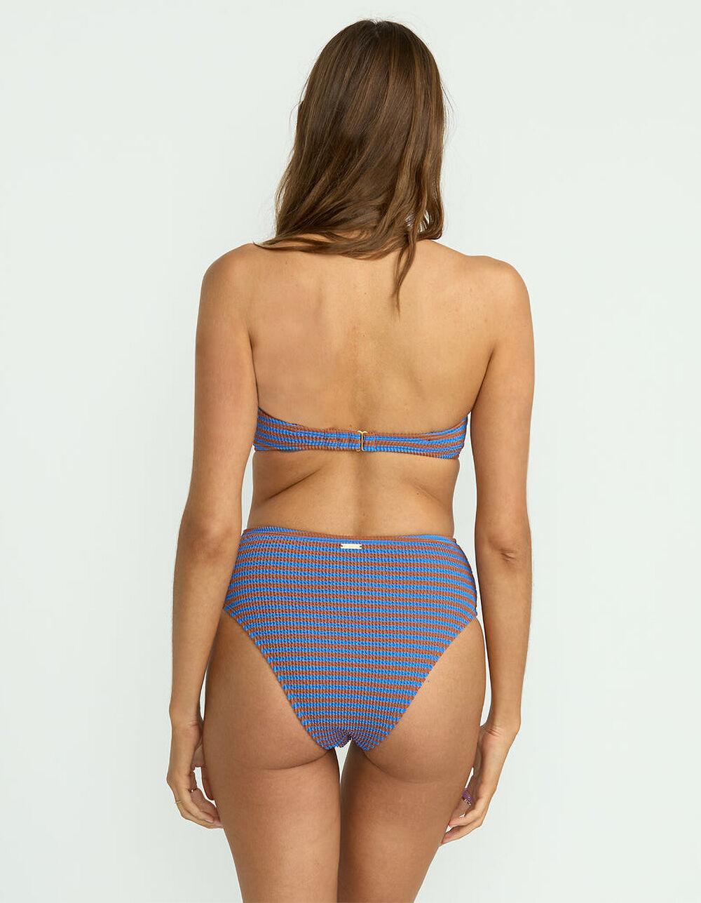BILLABONG Summer High Stripe Maui High Waist Bikini Bottoms - MULTI Product Image