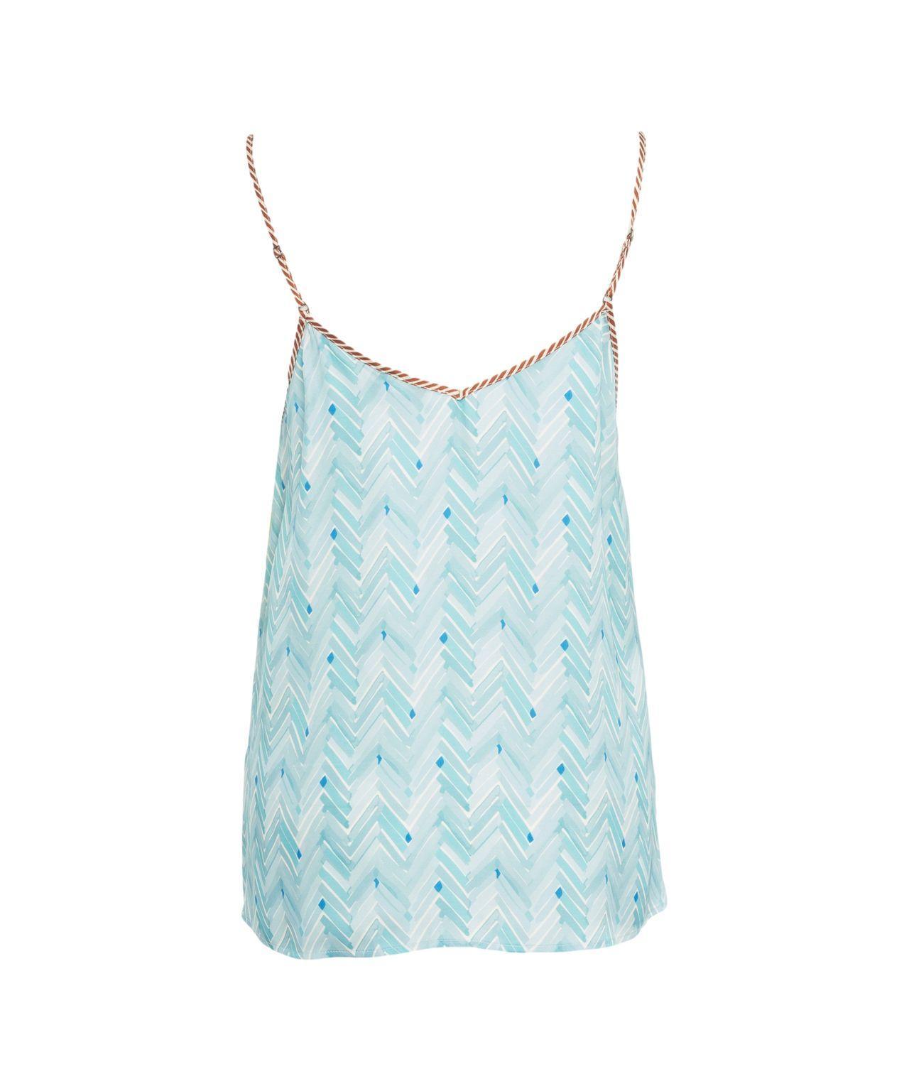 Satin camisole with print Product Image