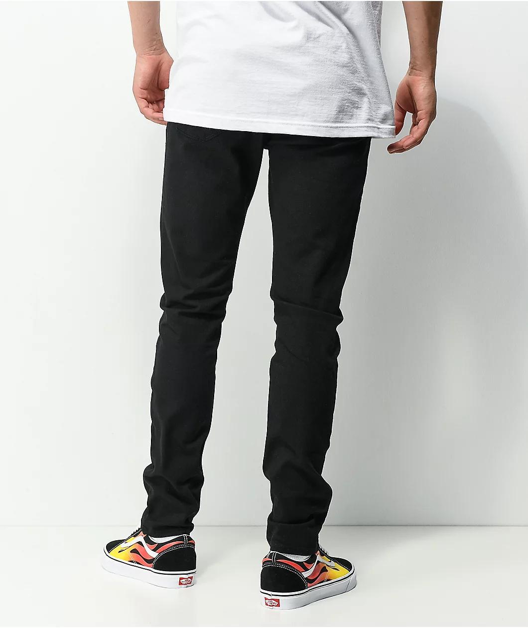 Empyre Verge Tapered Black Skinny Jeans Product Image