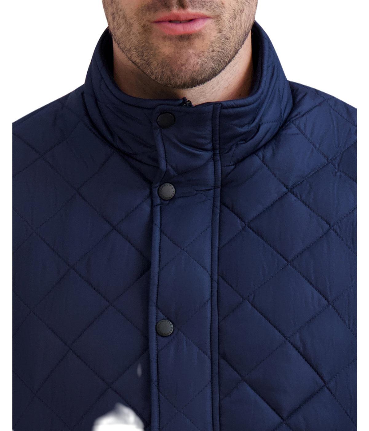Quilted Vest Navy Product Image
