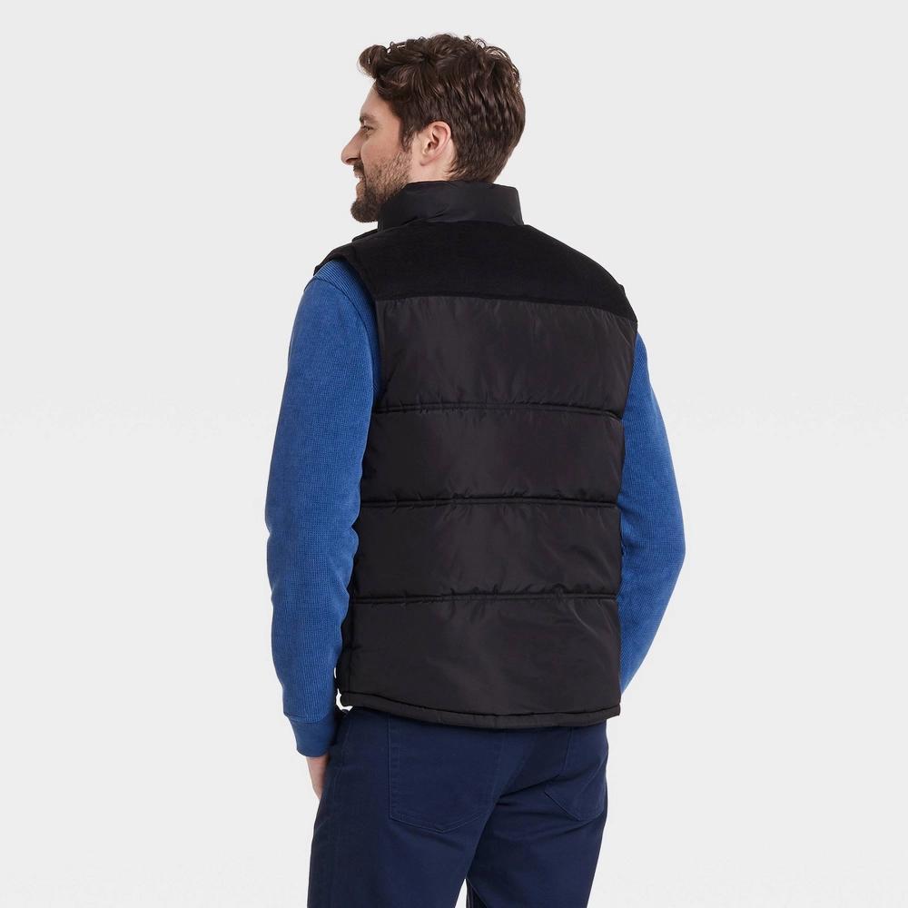 Men's Midweight Puffer Sleeveless Jacket - Goodfellow & Co™ Product Image