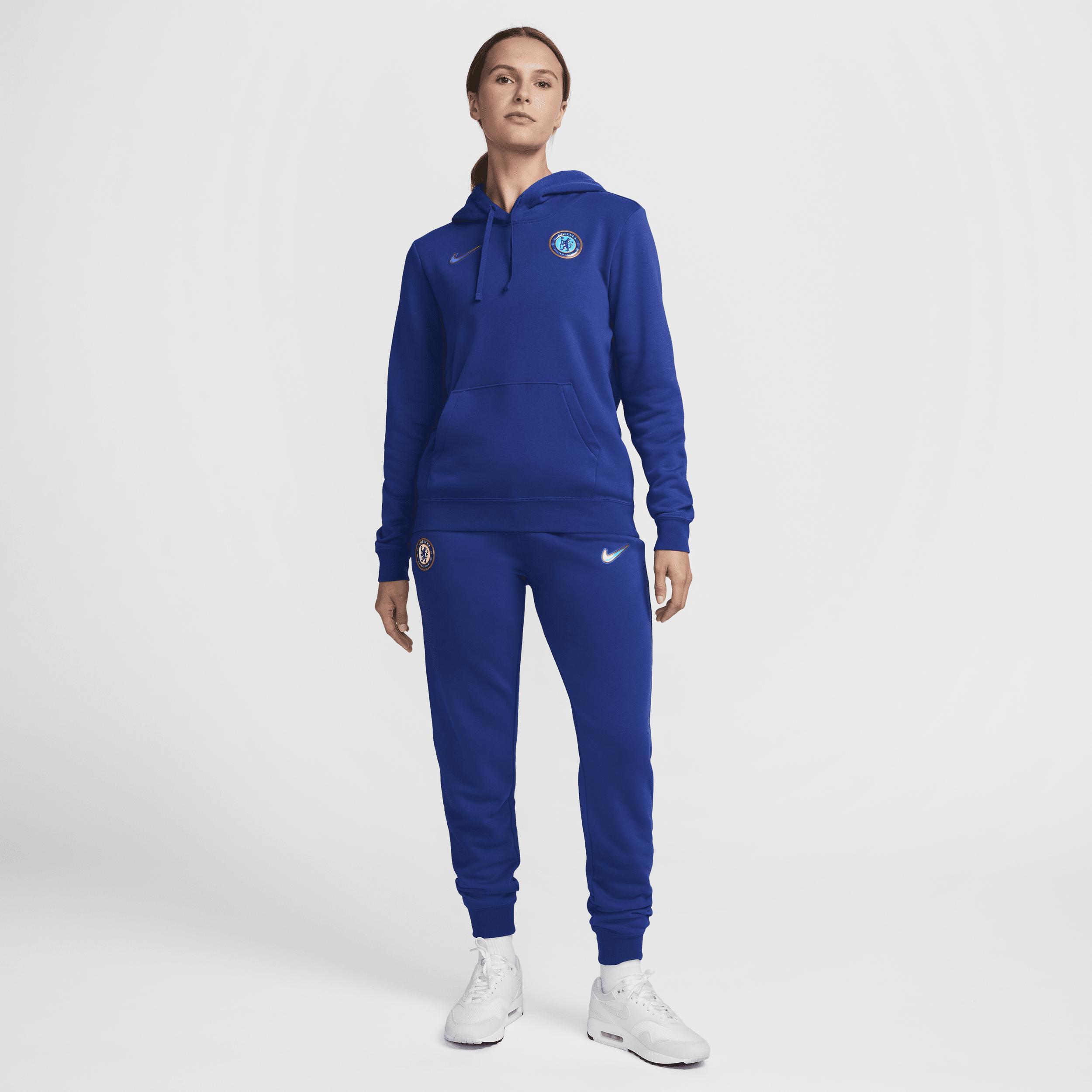 Chelsea FC Club Fleece Nike Women's Soccer Pullover Hoodie Product Image