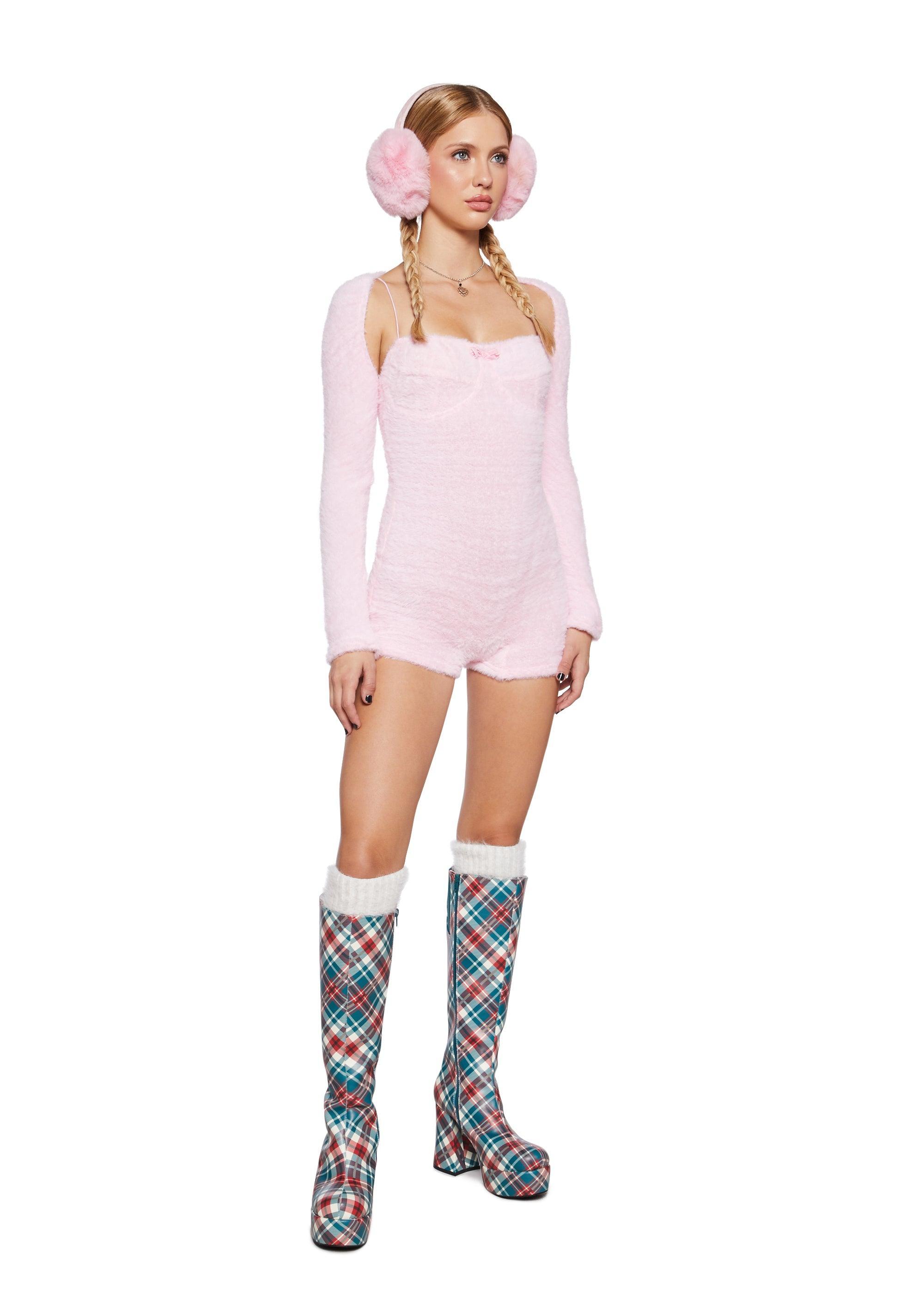 By The Fire Romper And Shrug Set - Pink Baby Product Image