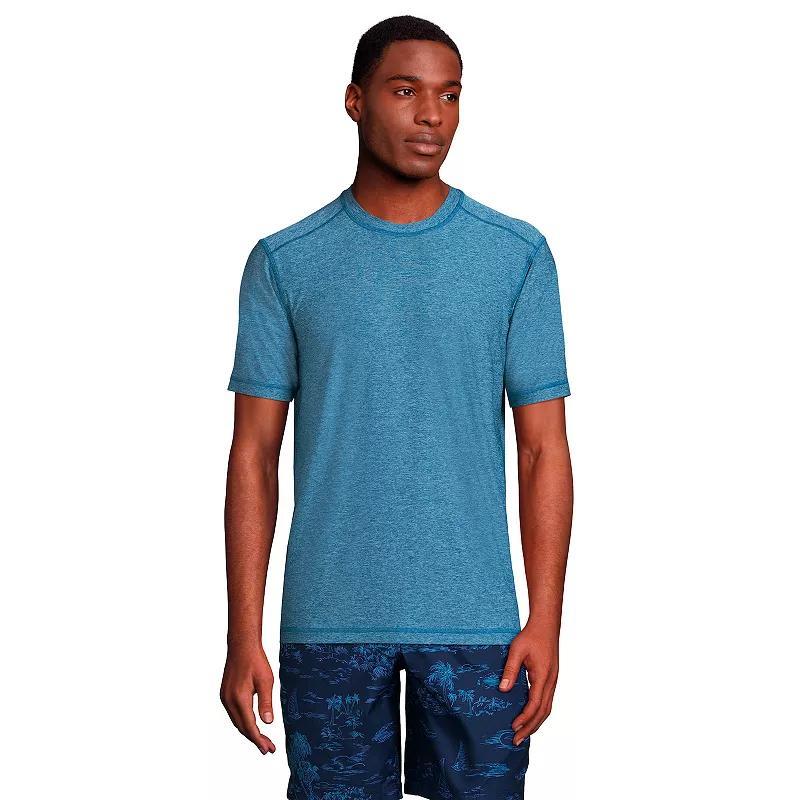 Men's Lands' End UPF 50 Short Sleeve Swim Shirt,  Product Image