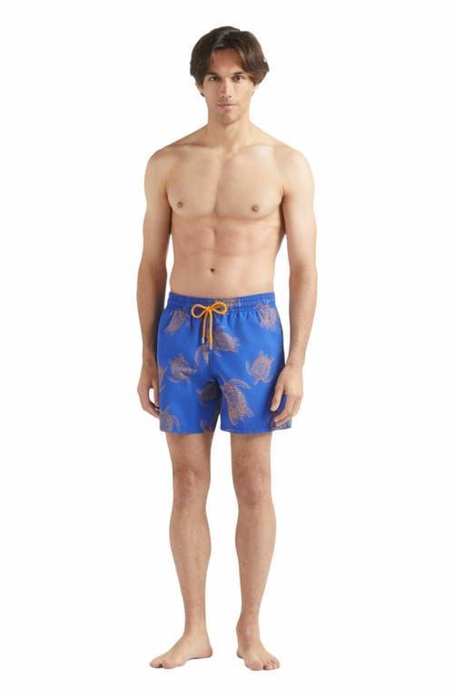 Vilebrequin Men's Tortues Galuchat Swim Trunks Product Image