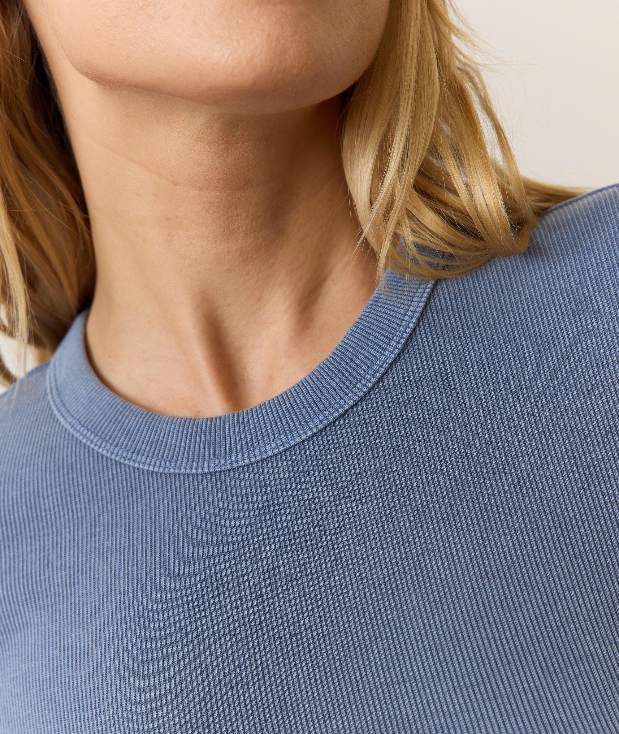 Lexi Rib Sun-In Crew Tee Product Image