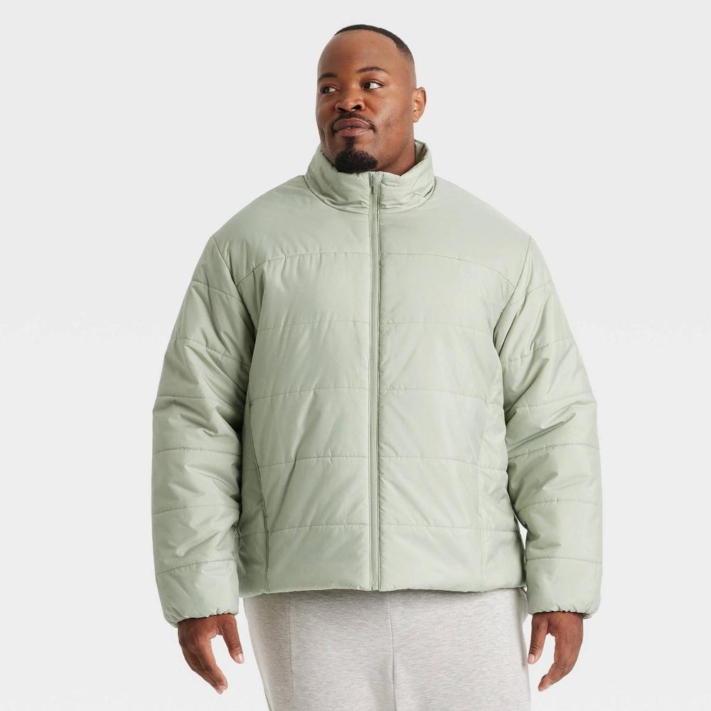 Mens Big Mid Weight Puffer Jacket with 3M Thinsulate - All In Motion Light 5XL Product Image