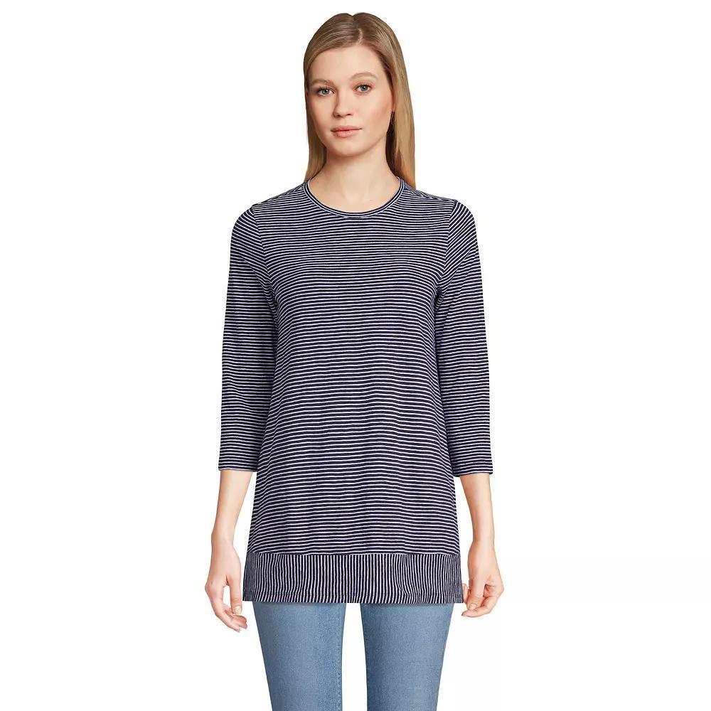 Women's Lands' End Slub Jersey Swing Tunic,  Product Image