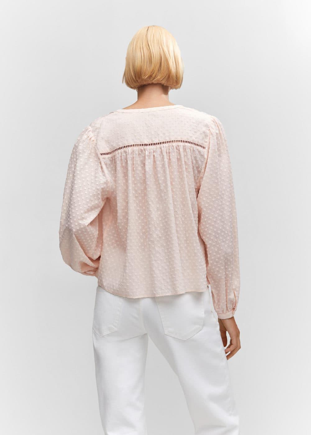 MANGO Plum Blouse (Pastel ) Women's Blouse Product Image