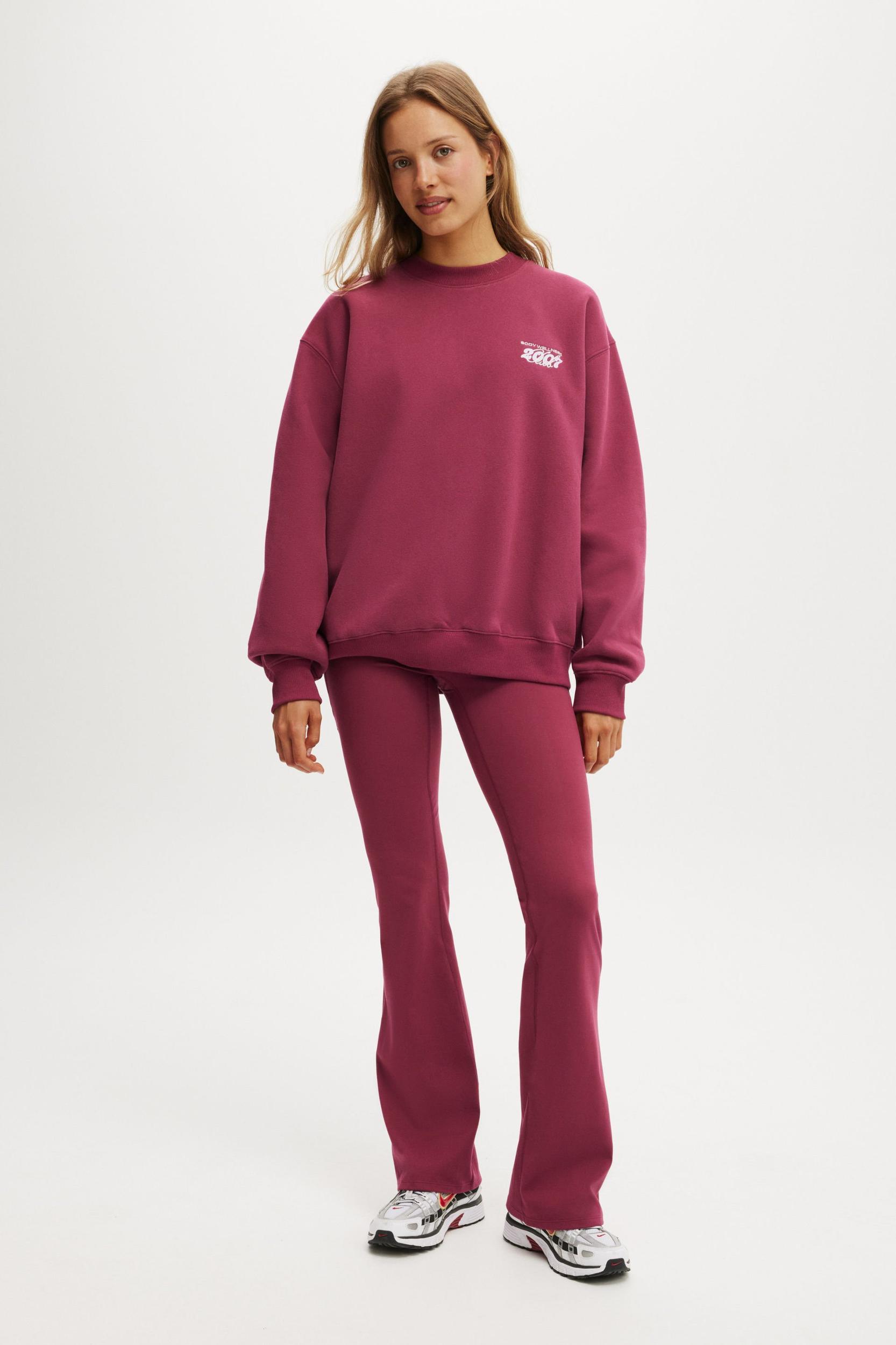 Plush Graphic Crew Sweatshirt Product Image