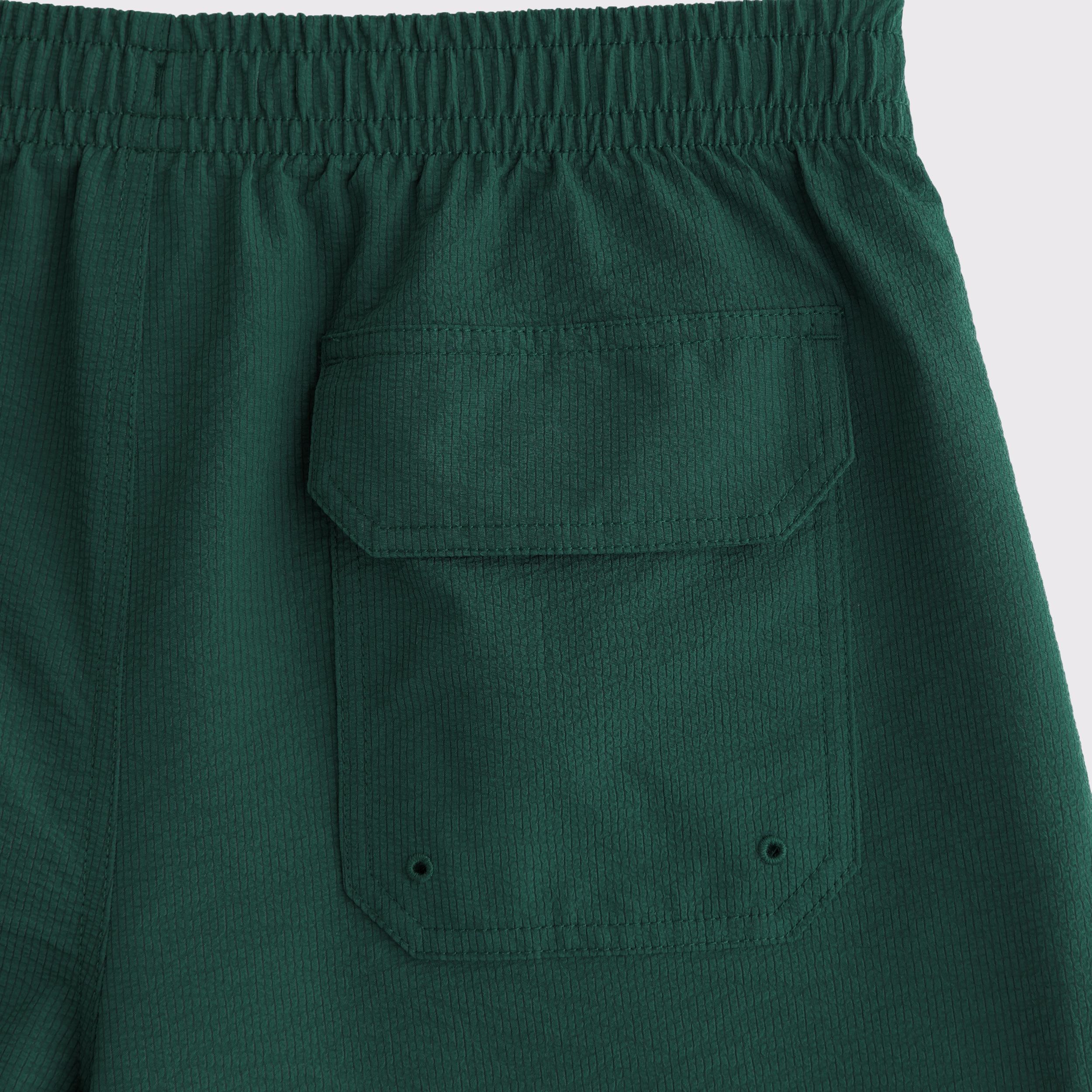 Pull-On Micro-Seersucker Swim Trunk Product Image