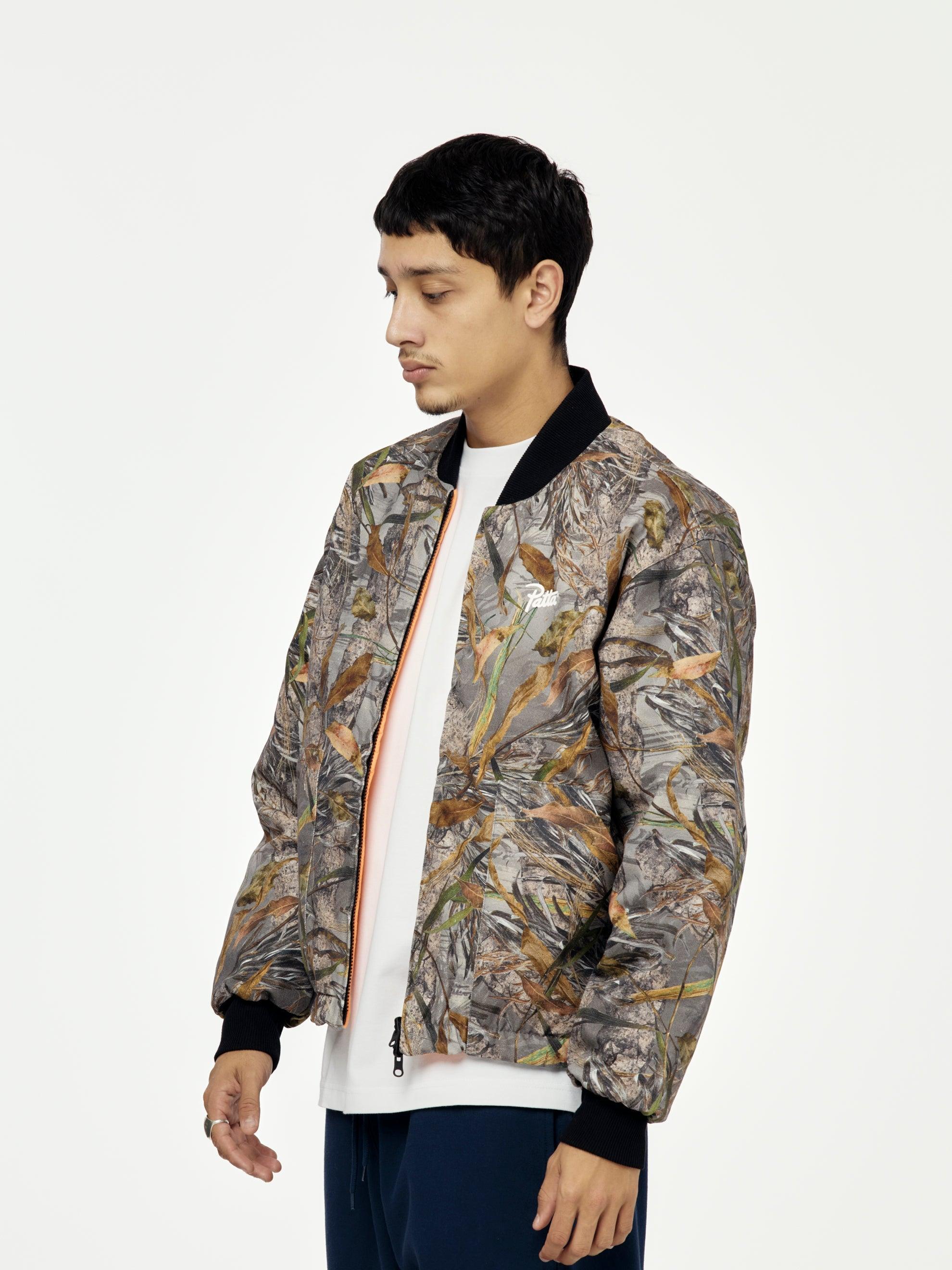 Reversible Canvas Bomber Jacket (Nature Print) Product Image