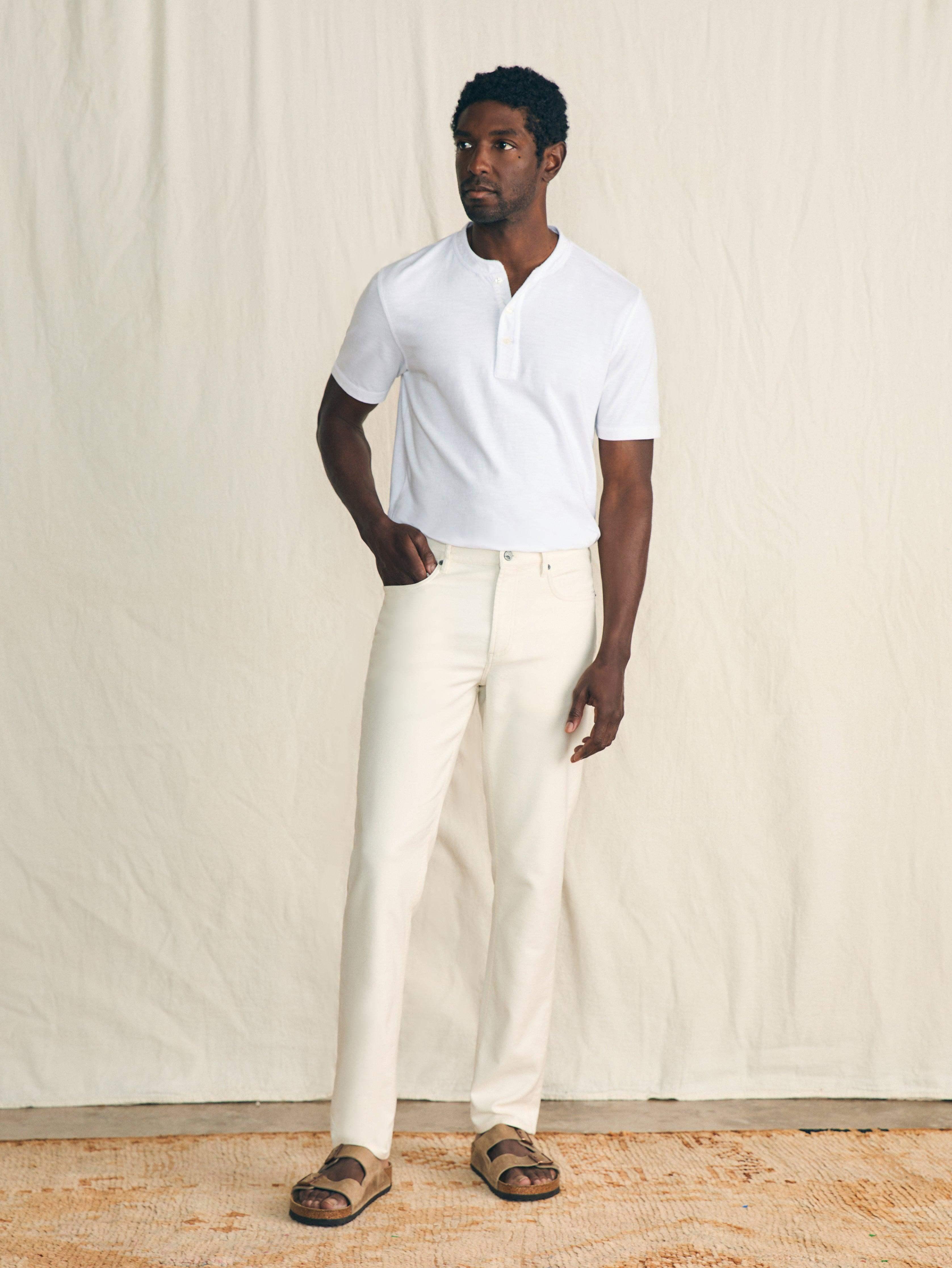 Stretch Terry™ 5-Pocket Pant - Cabo Blanco Male Product Image