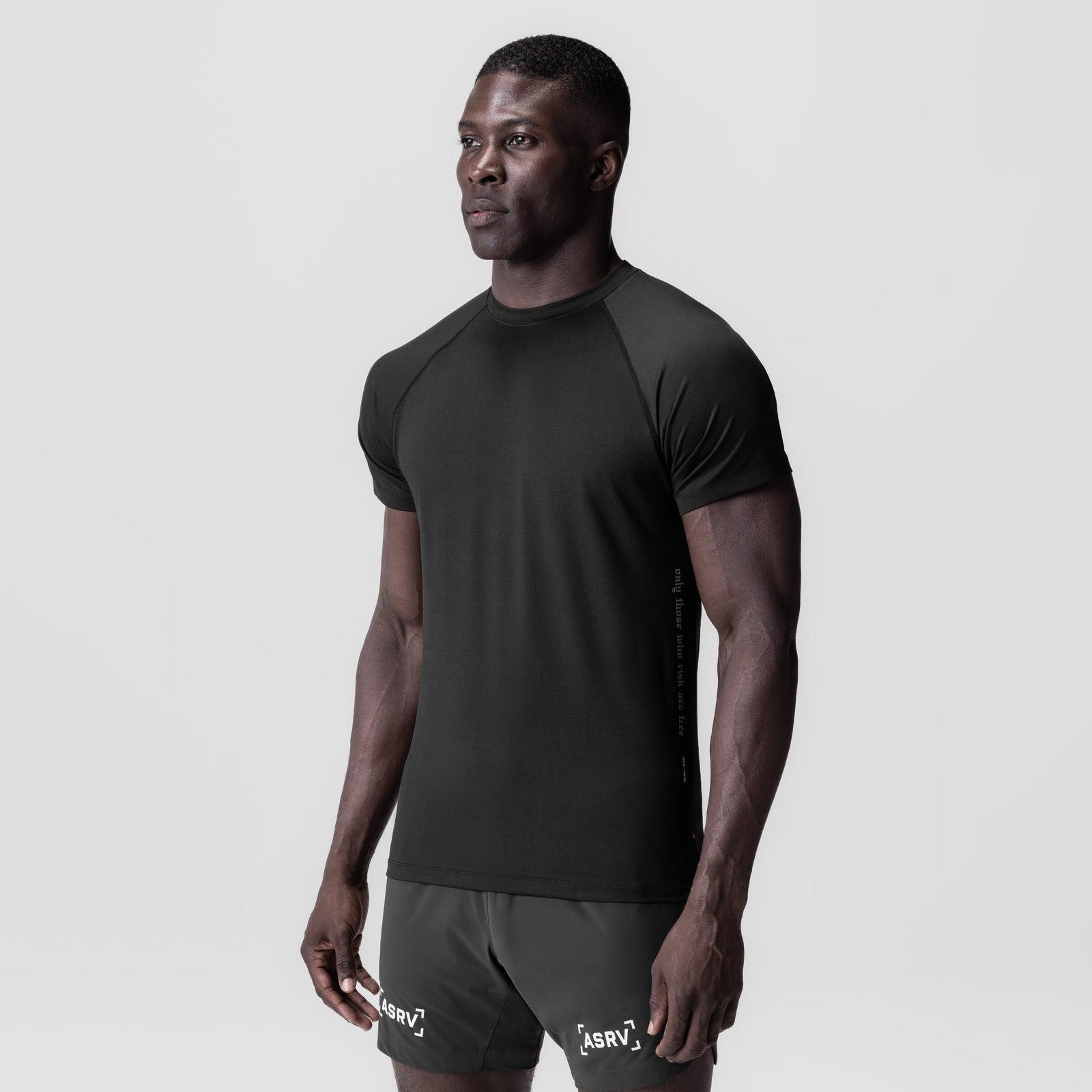 0839. 3D-Lite® 2.0 Lycra® Fitted Tee - Space Grey "OTWR" Product Image