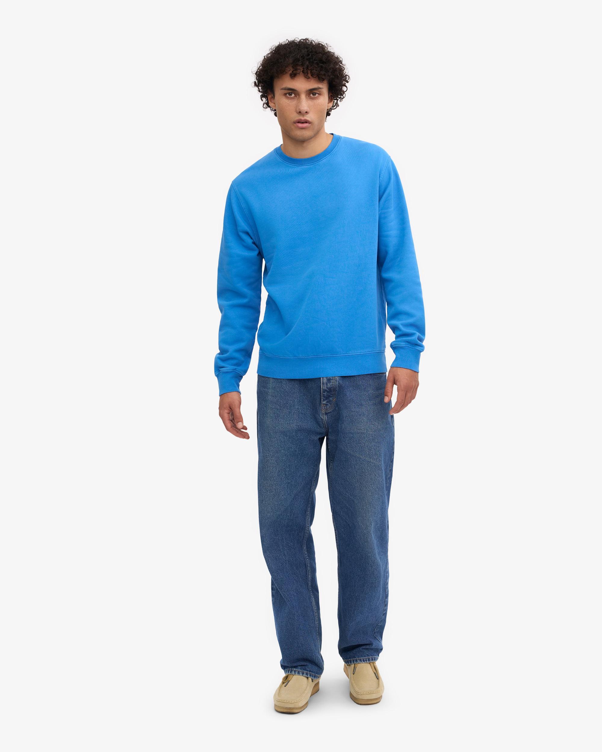 Classic Organic Crew - Pacific Blue Product Image