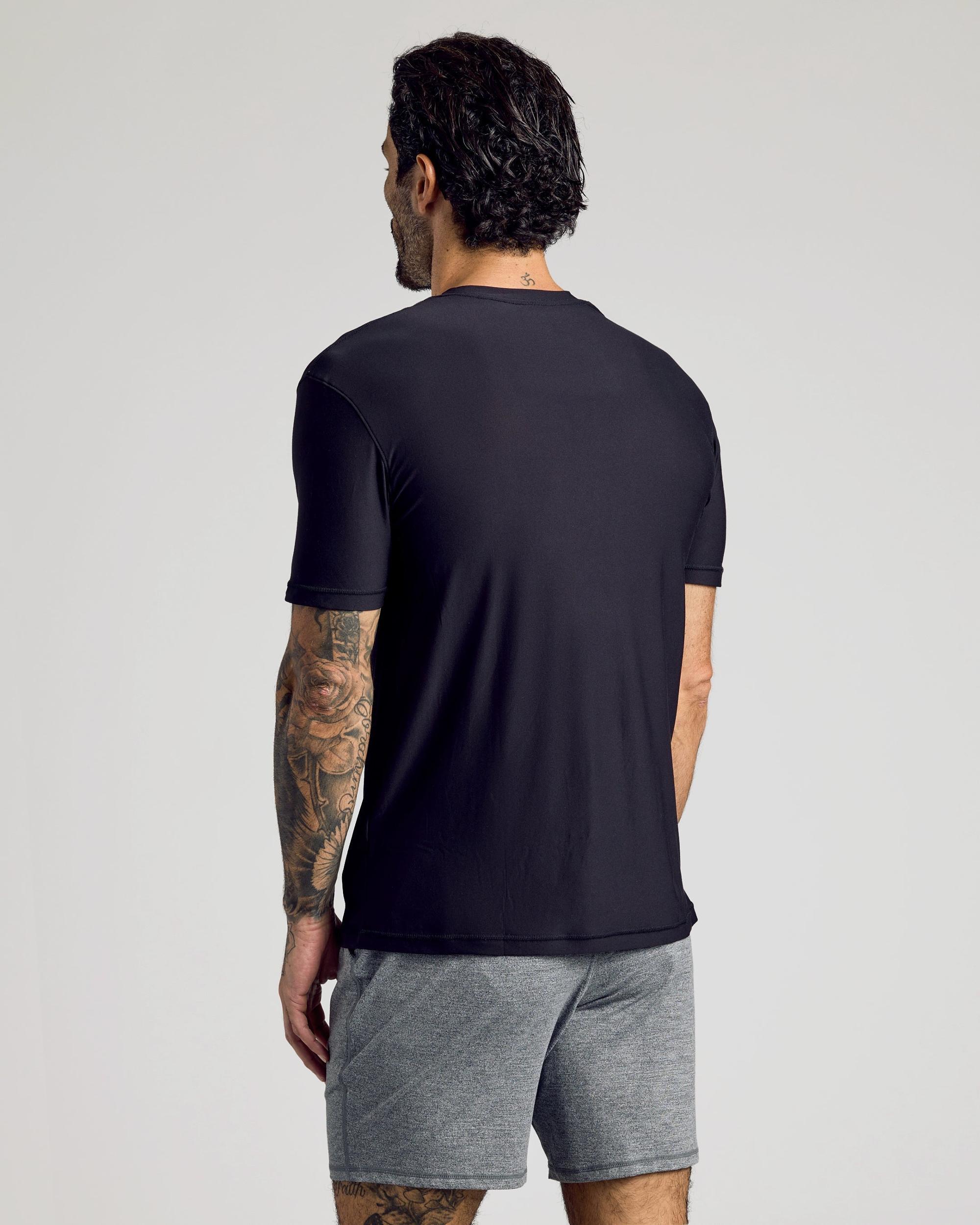 Black Active Crew Neck Tee Product Image